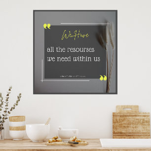 Poster Nous Disposons De Toutes Les Ressources Nécessaire
