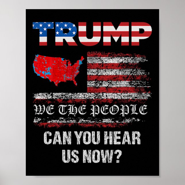 Poster Nous, Le Peuple, Avons Parlé Des Élections América (Devant)