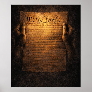 Poster Nous, le peuple, Constitution des États-Unis 