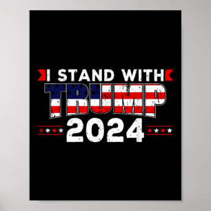 Poster Nous, Le Peuple, Sommes Avec Donald Trump 2024 Amé