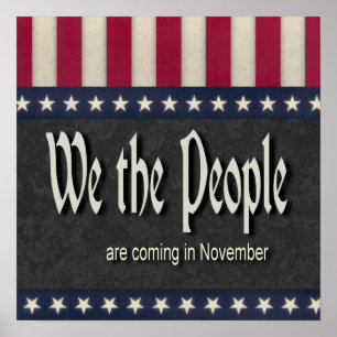 Poster Nous, le peuple, sommes venus en novembre