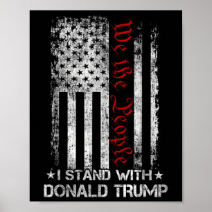 Poster Nous, Les Gens Avec Qui Je Suis, Avec Donald Trump