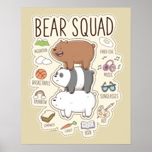 Poster Nous les ours nus - Journal des équipes d'ours
