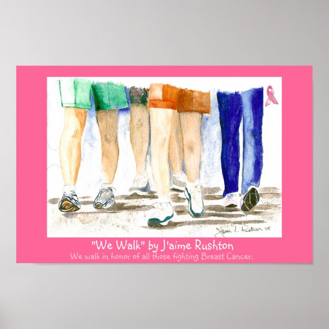 Poster "Nous marchons" (Devant)