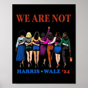 Poster Nous Ne Retournons Pas Kamala Harris Waltz 24 Mada