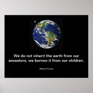 Poster Nous n'héritons pas de la terre
