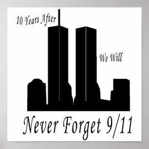 Poster Nous n'oublierons jamais le 11 septembre