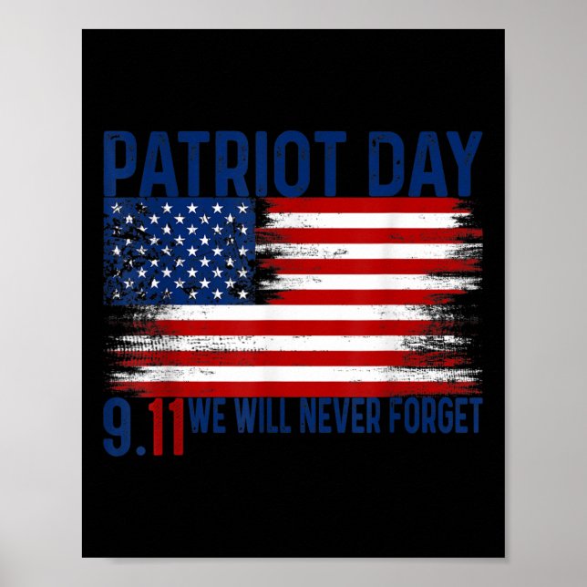 Poster Nous n'oublierons jamais le patriote du 21e annive (Devant)