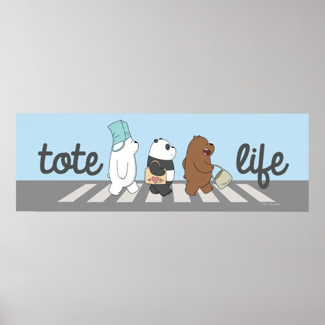 Poster Nous Ours Nus - Fourre-tout Life! (Devant)