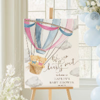 Nous pouvons à peine attendre Jumeaux Baby Shower