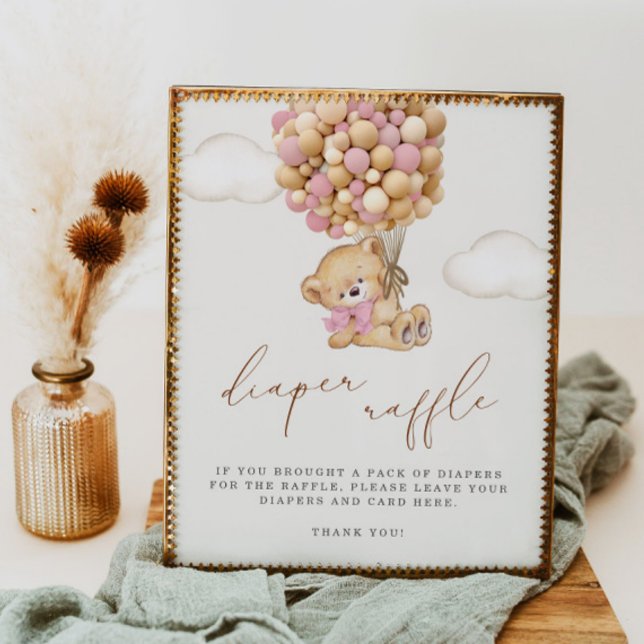 Poster Nous pouvons à peine attendre la Baby Shower Diape (Créateur téléchargé)