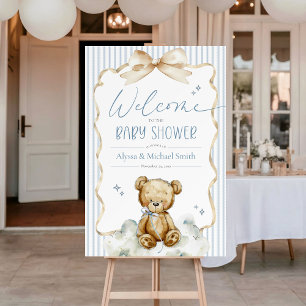 Poster Nous pouvons à peine attendre Teddy Bear Boy Showe