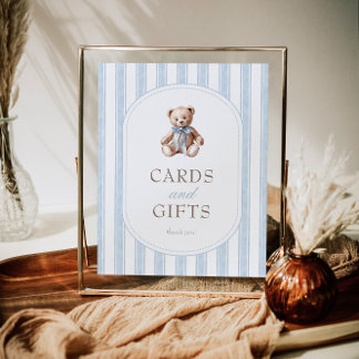 Poster Nous pouvons attendre Baby shower Cartes et Cadeau