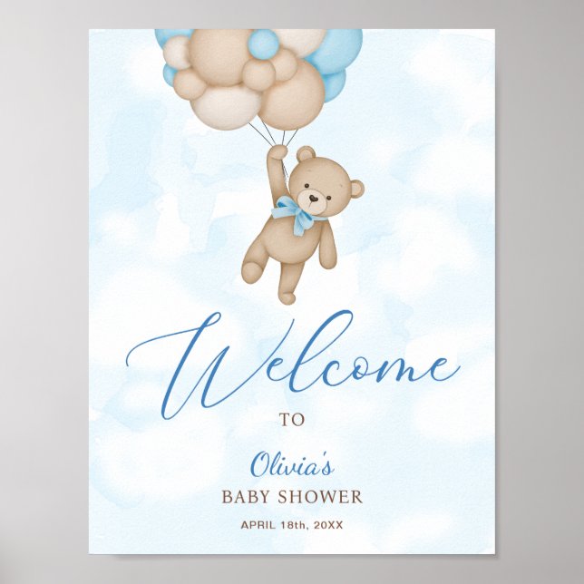 Poster Nous pouvons attendre l'Affiche de bienvenue Baby  (Devant)