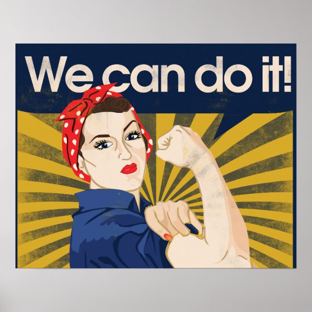 Poster Nous pouvons le faire féminisme (Devant)