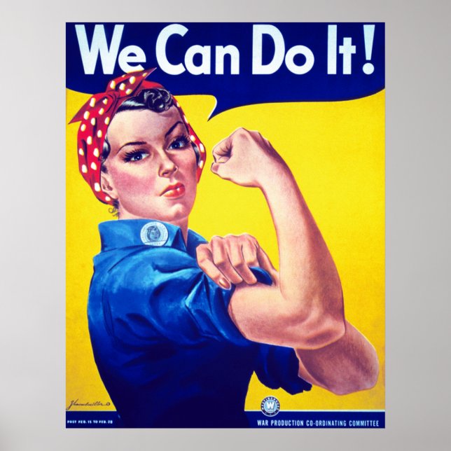 Poster Nous pouvons le faire la deuxième guerre mondiale  (Devant)