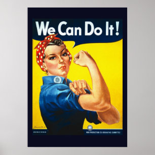 Poster Nous pouvons le faire la deuxième guerre mondiale 