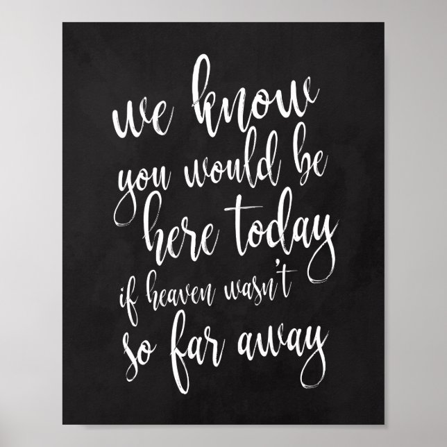 Poster Nous savons que vous seriez ici aujourd'hui Pannea (Devant)