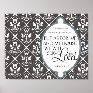 Poster Nous servirons le seigneur