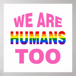 Poster Nous sommes aussi des humains