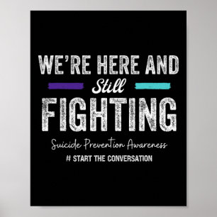 Poster Nous sommes ici et nous luttons toujours contre la