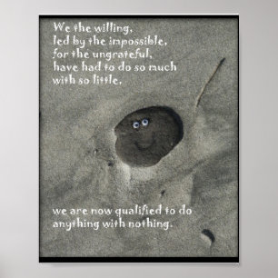 Poster Nous sommes l'affiche volontaire