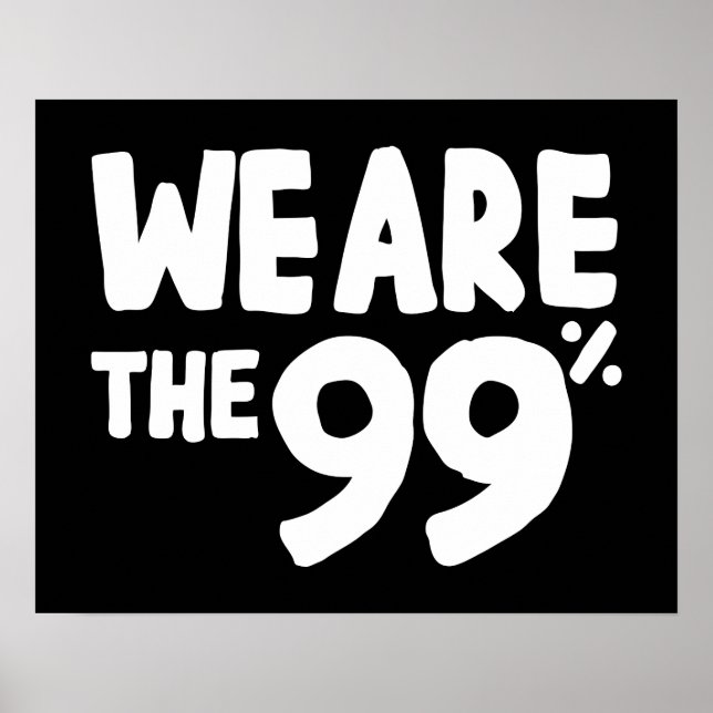 Poster Nous sommes les 99% (Devant)