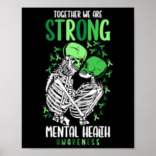 Poster Nous Sommes Un Solide Guerrier De Sensibilisation