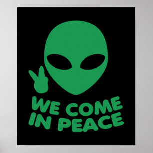 Poster Nous Venons En Paix Alien