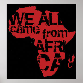 POSTER NOUS VENONS TOUS D'AFRIQUE 2