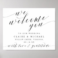 Nous Vous Accueillons Calligraphie Script N'Import