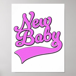 Poster Nouveau bébé