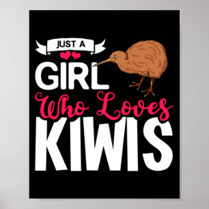 Poster Nouveau bébé kiwi oiseau Zealand 1