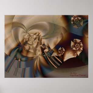 Poster Nouveau Casquette 2 Art Fractal Abstrait