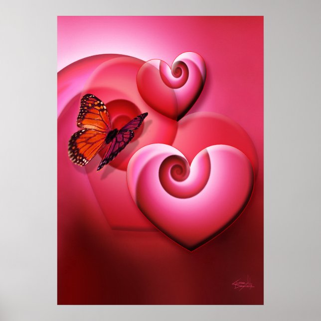 Poster Nouveau coeur d'amour (Devant)