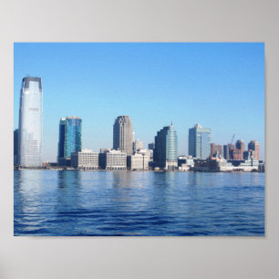 POSTER NOUVEAU JERSEY SUR L'HUDSON