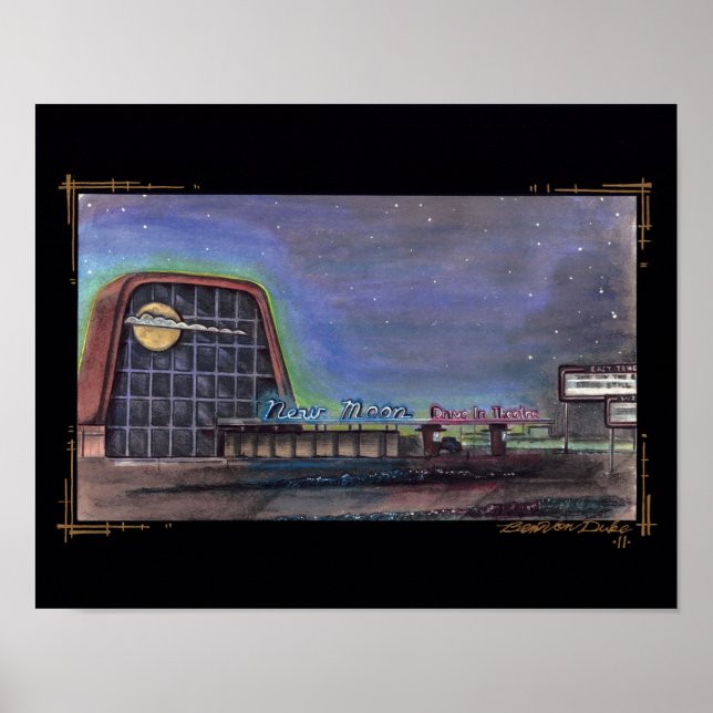 Poster nouveau lecteur de lune (Devant)