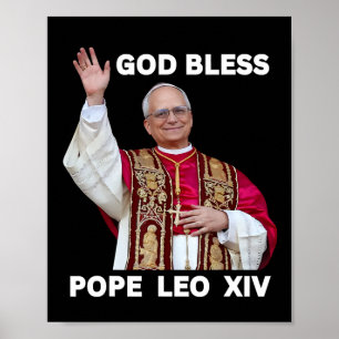 Poster Nouveau Pape Leo Xiv Cadeaux catholiques Merch Sou
