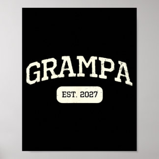 Poster Nouveau papy Est 2027 1ère Première grossesse