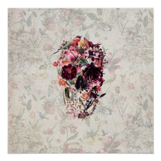 Poster Nouveau voyant crâne (Devant)