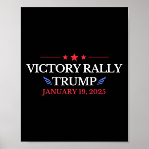 Poster NOUVEAUTÉ ! Rallye de victoire de Trump historique