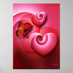 Poster Nouveaux coeurs d'amour