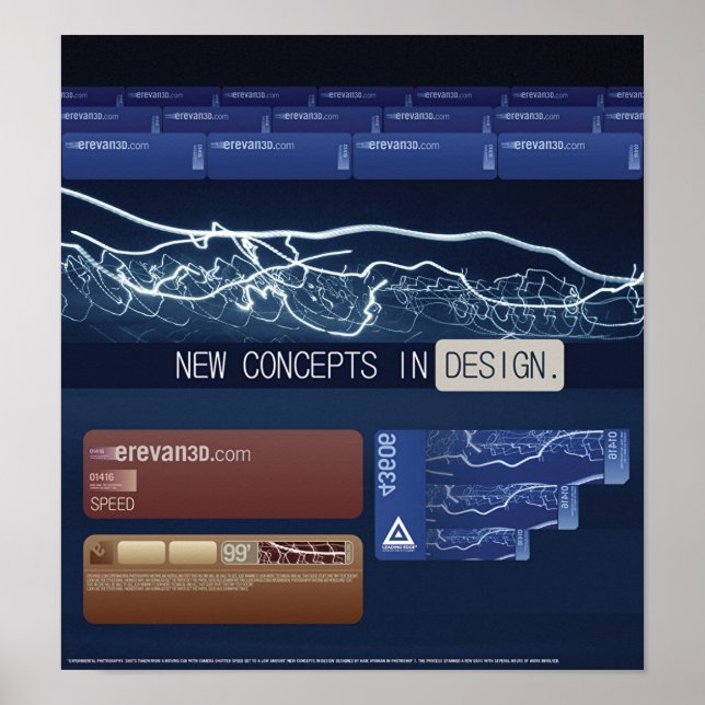 Poster Nouveaux concepts dans la conception (Devant)