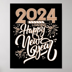 Poster Nouvel An 2024 Chargement