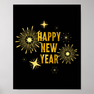 Poster Nouvel An Eve Party Fournitures NYE 2023 Happy New