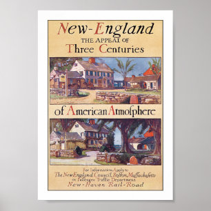 Poster Nouvelle-Angleterre