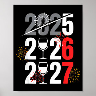 Poster Nouvelle Année 2026 67 Mème Six Sept Génération Z