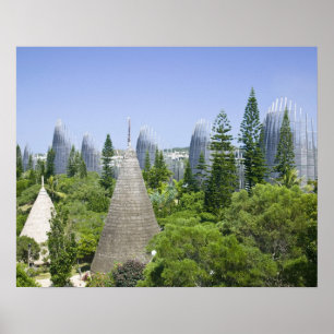 Poster Nouvelle-Calédonie, île de Grande Terre, Nouméa.