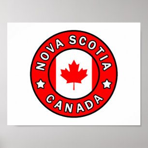 Poster Nouvelle-Écosse Canada