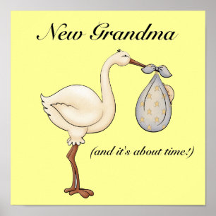Poster Nouvelle grand-maman